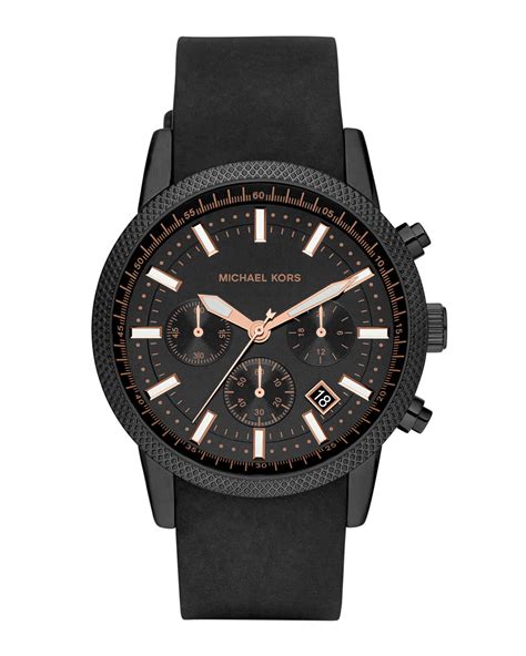 black michael kors men's watch.